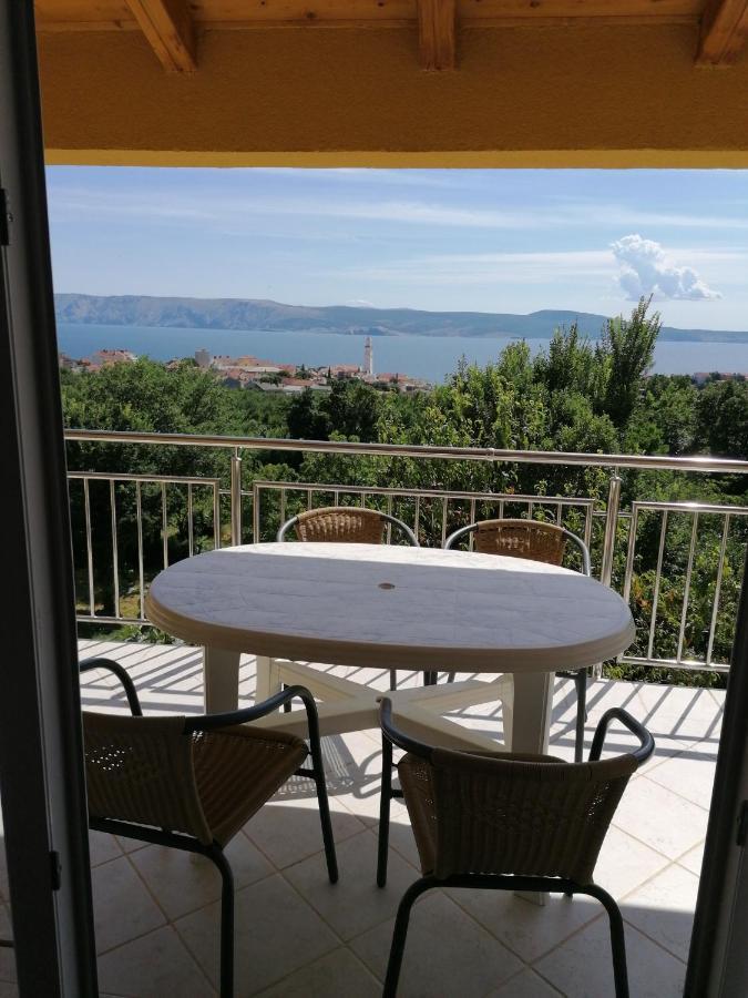 Panorama Blick Lejlighed Novi Vinodolski Eksteriør billede